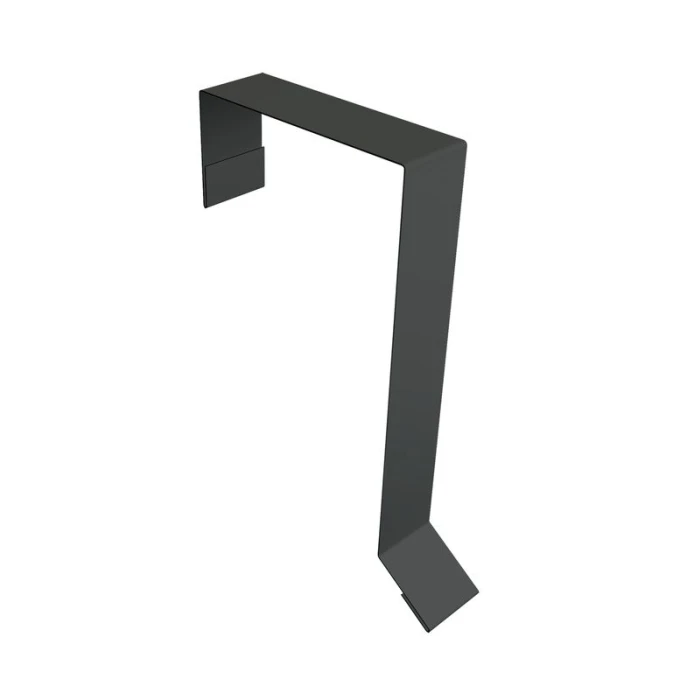 Планка торцевая фасад фальц 0,5 Velur RAL 7016 антрацитово-серый