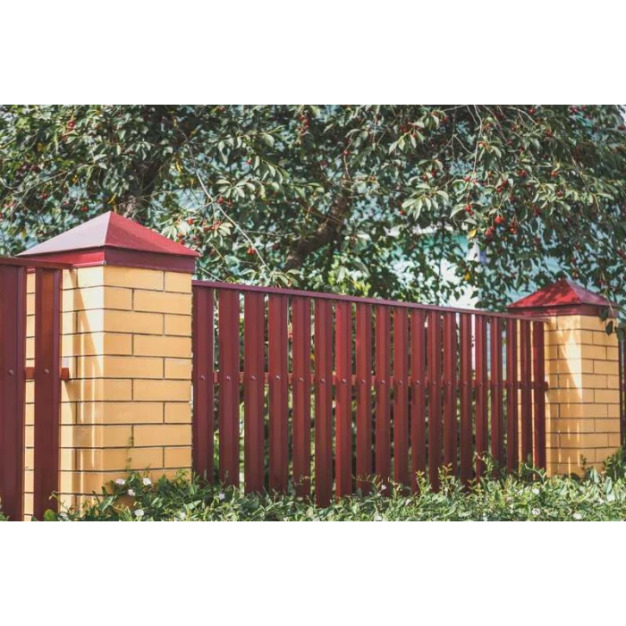 Штакетник М-образный А Grand Line 0,4 Полиэстер RAL 7024 Мокрый Асфальт